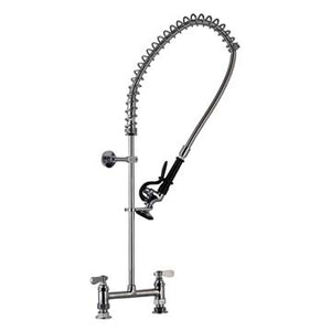 Encore Pre-Rinse Double Hole Deck 7" - 8"